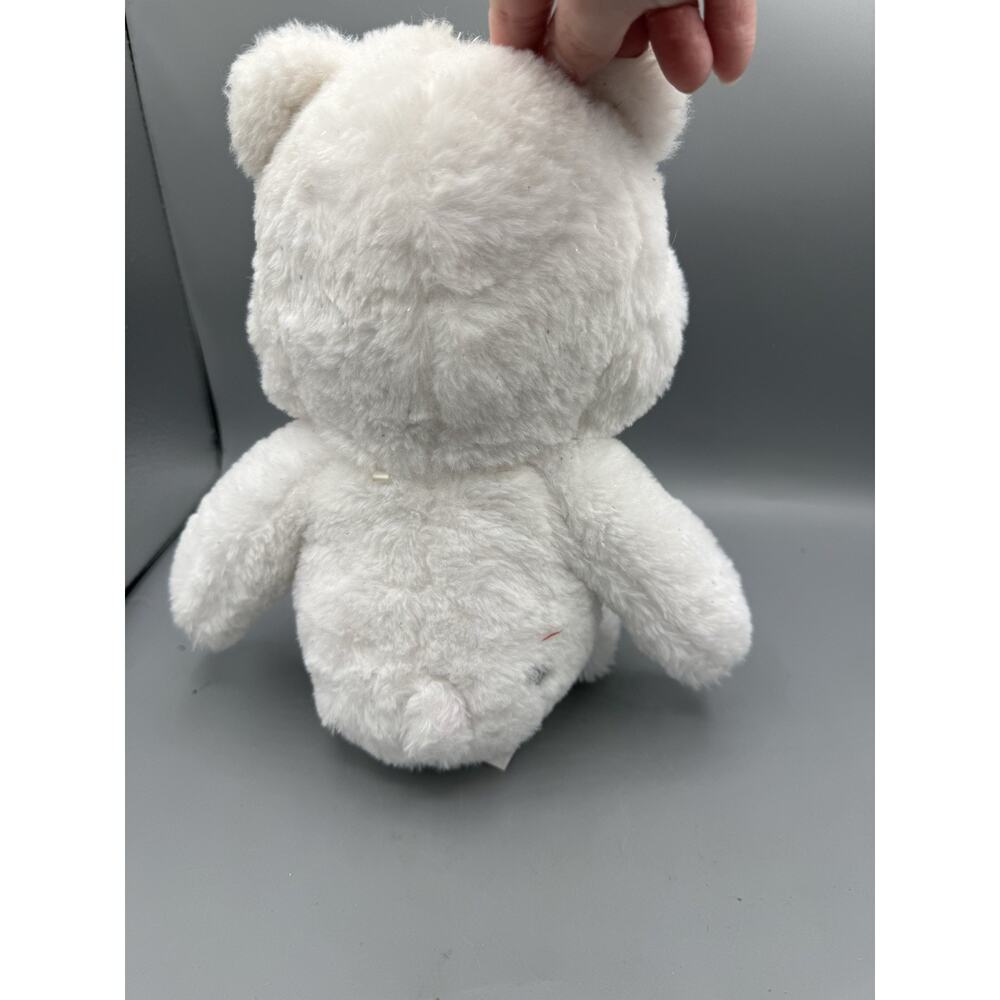Care Bears Togetherness Bear Plush White Rainbow Heart 10” Stuffed Toy - Picture 3 of 6